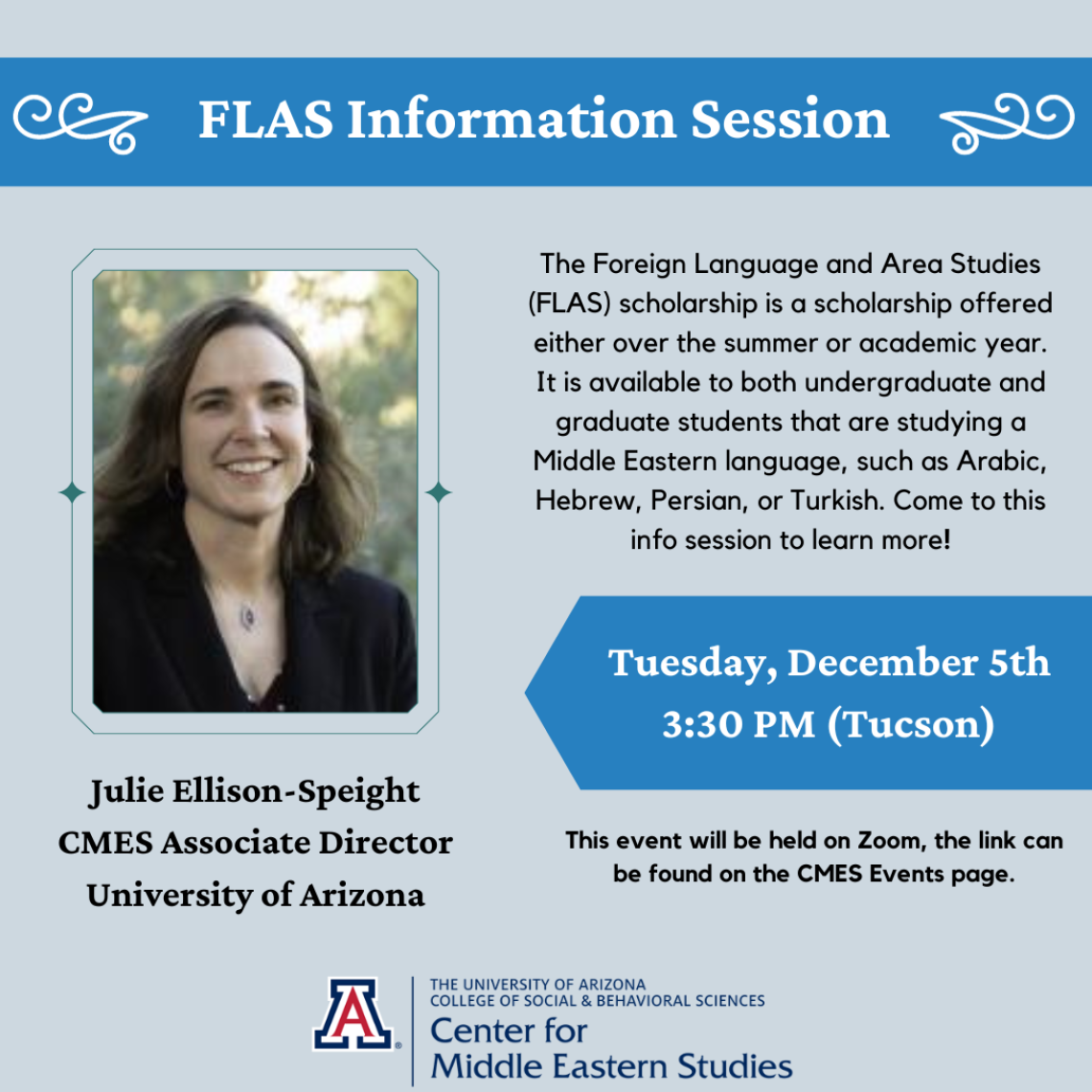 Flyer for FLAS Information Session 
