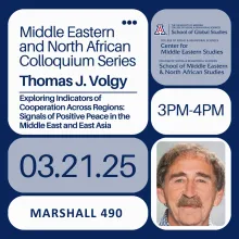 MENAS Colloquium Series: Thomas J. Volgy